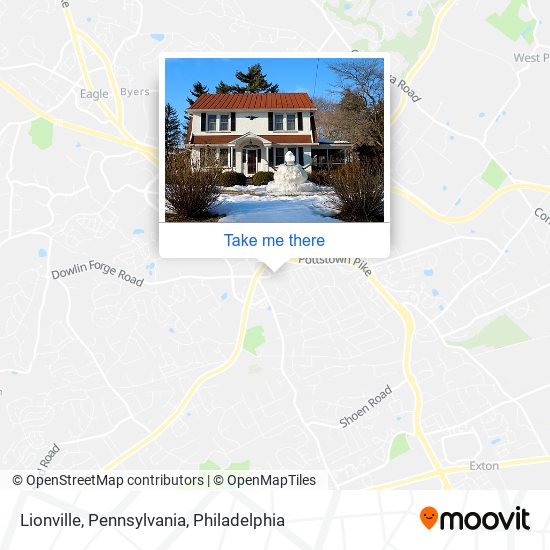Lionville, Pennsylvania map