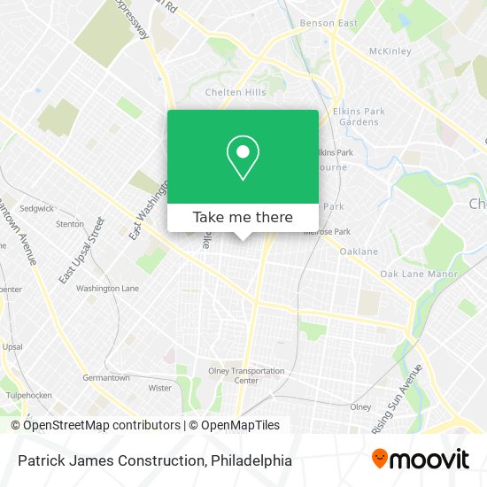 Mapa de Patrick James Construction