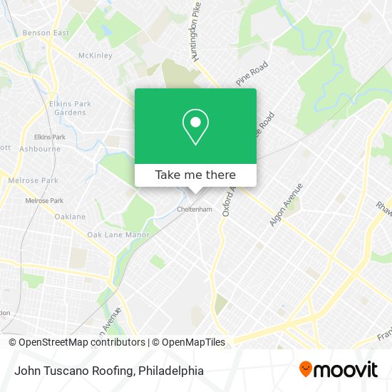 Mapa de John Tuscano Roofing