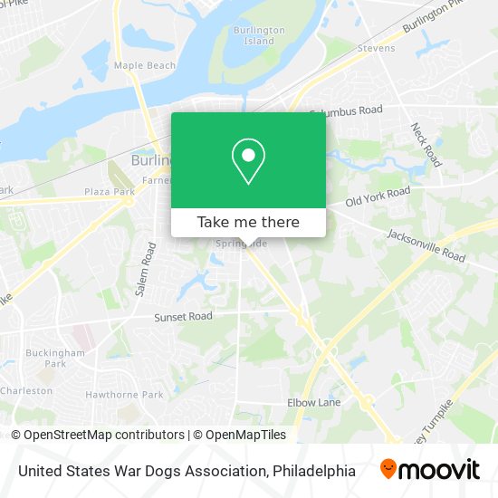 Mapa de United States War Dogs Association