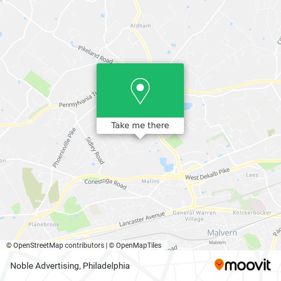 Mapa de Noble Advertising