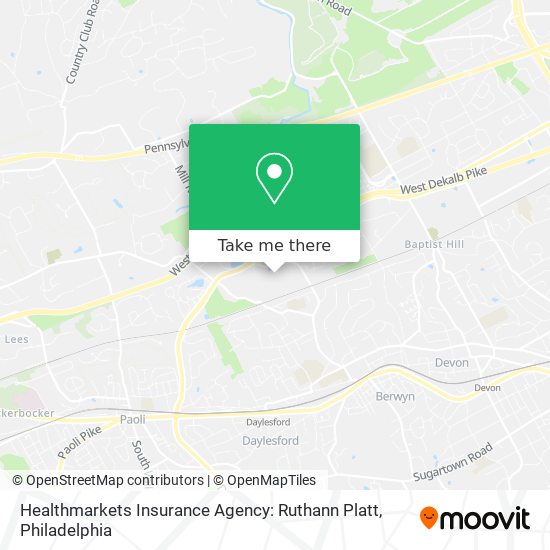 Mapa de Healthmarkets Insurance Agency: Ruthann Platt