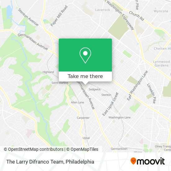 The Larry Difranco Team map