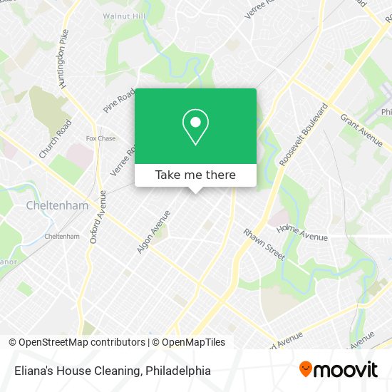 Eliana's House Cleaning map