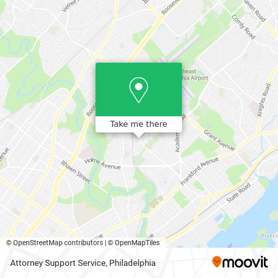 Mapa de Attorney Support Service