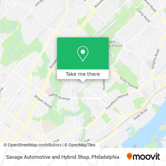 Mapa de Savage Automotive and Hybrid Shop