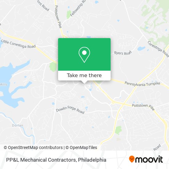 PP&L Mechanical Contractors map