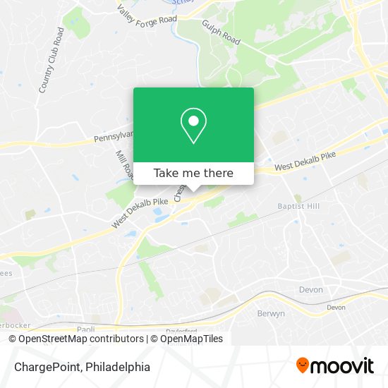 ChargePoint map