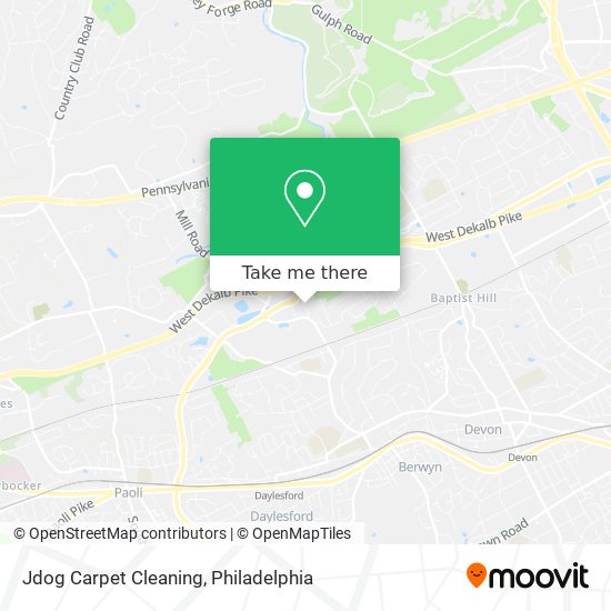 Jdog Carpet Cleaning map