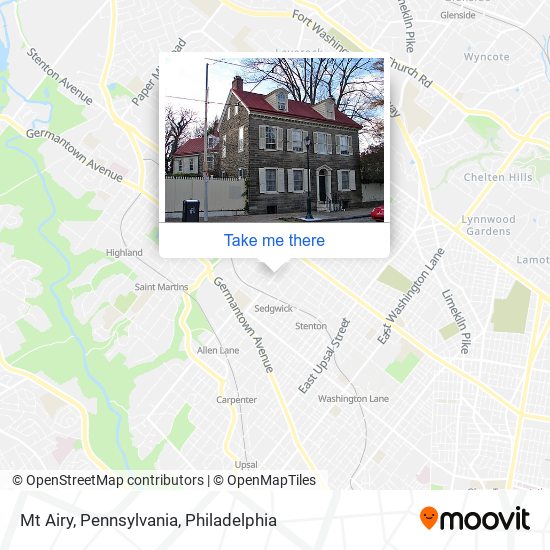 Mapa de Mt Airy, Pennsylvania