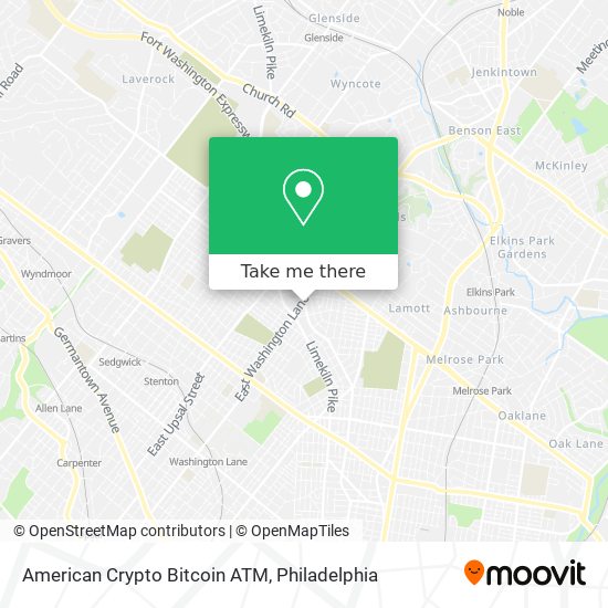 American Crypto Bitcoin ATM map