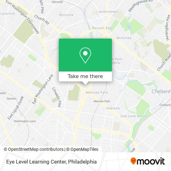 Eye Level Learning Center map
