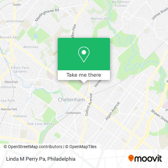 Mapa de Linda M Perry Pa