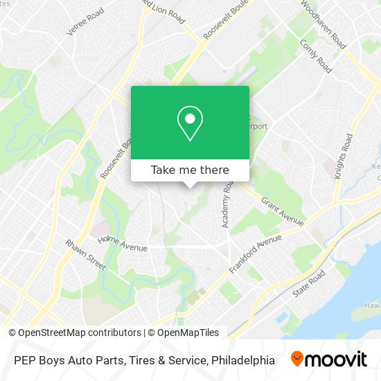 Mapa de PEP Boys Auto Parts, Tires & Service