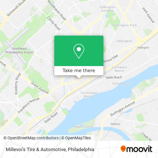Mapa de Millevoi's Tire & Automotive