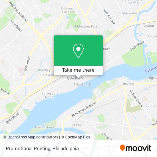 Promotional Printing map