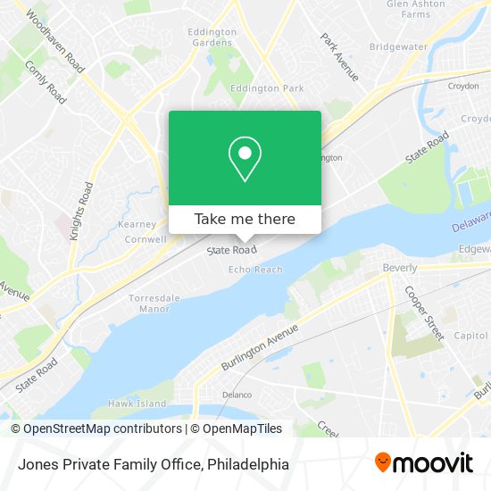 Jones Private Family Office map