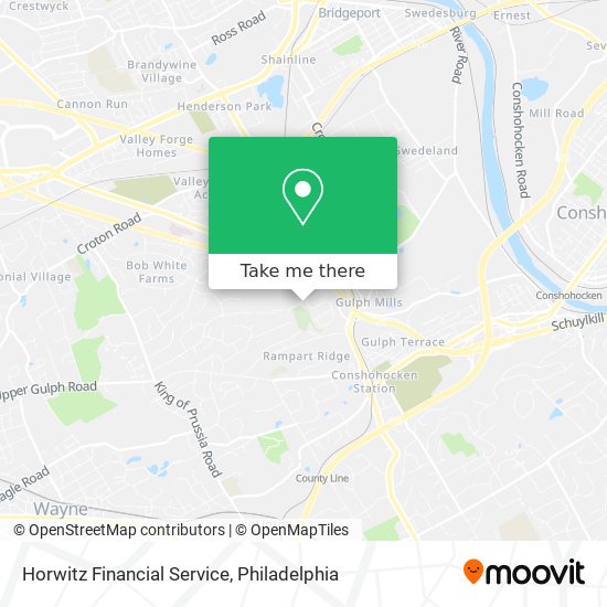 Mapa de Horwitz Financial Service