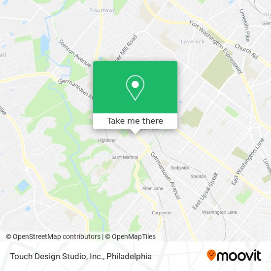 Touch Design Studio, Inc. map