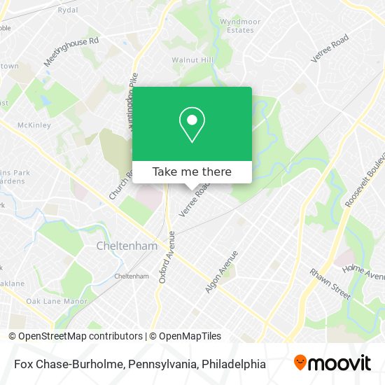 Fox Chase-Burholme, Pennsylvania map