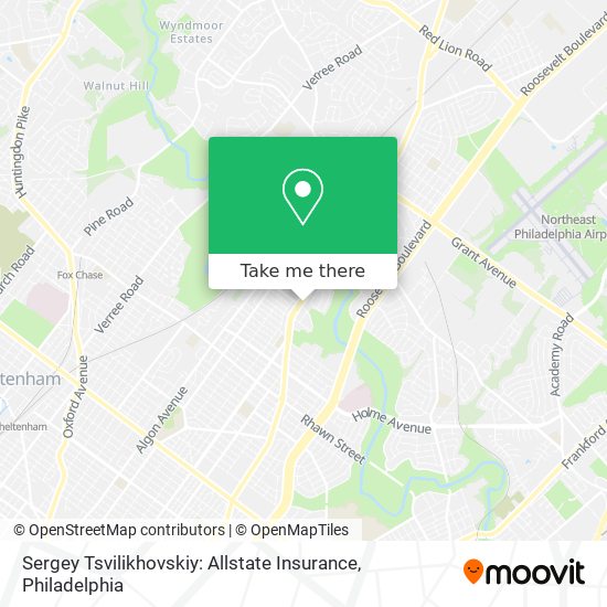 Mapa de Sergey Tsvilikhovskiy: Allstate Insurance
