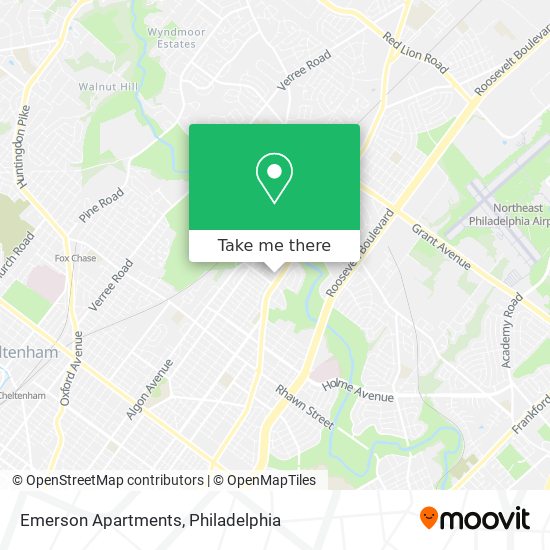 Emerson Apartments map