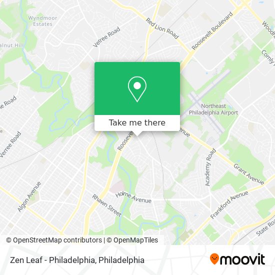 Zen Leaf - Philadelphia map