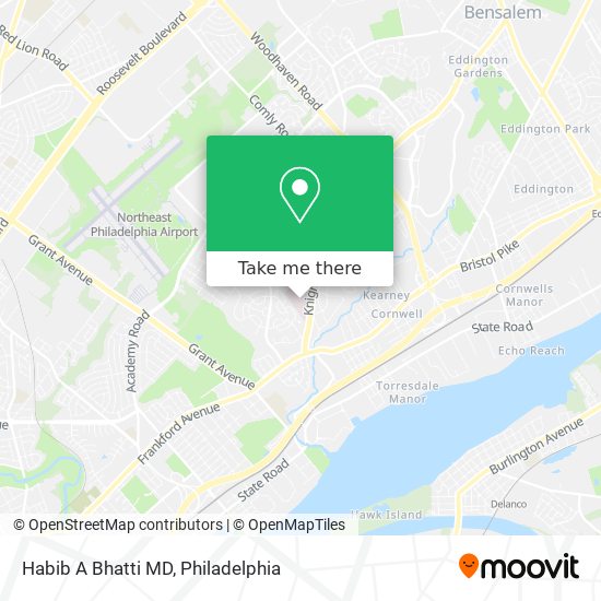 Mapa de Habib A Bhatti MD
