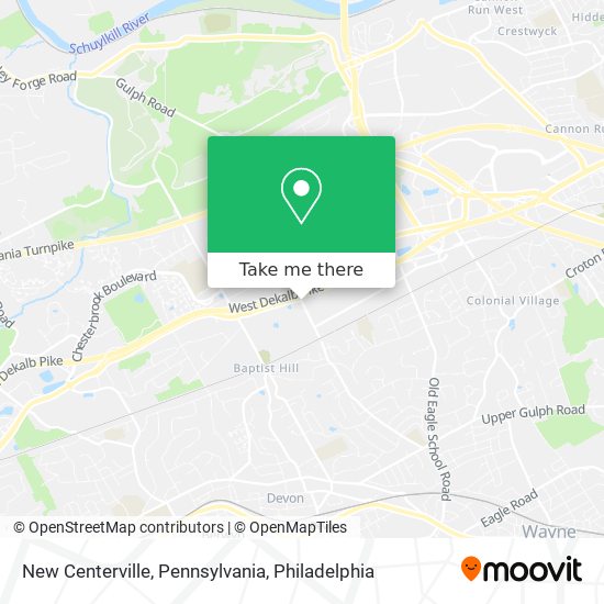 New Centerville, Pennsylvania map