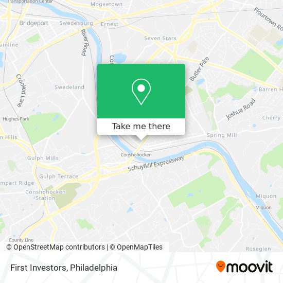 First Investors map