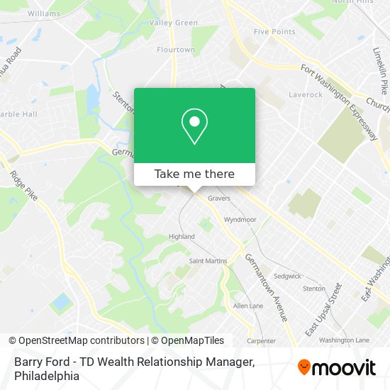 Barry Ford - TD Wealth Relationship Manager map