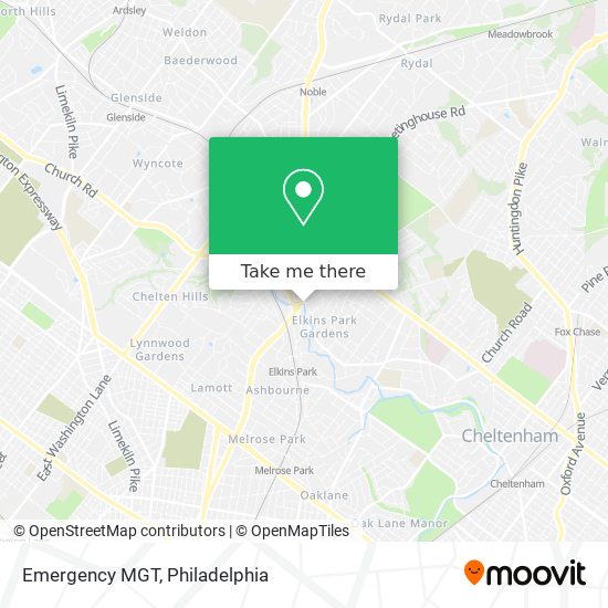 Emergency MGT map