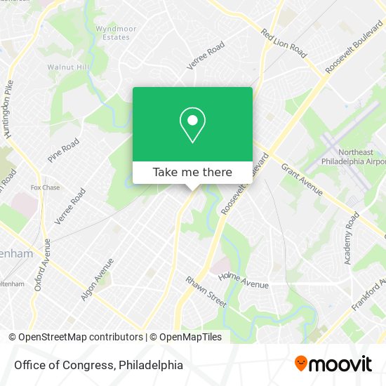Office of Congress map