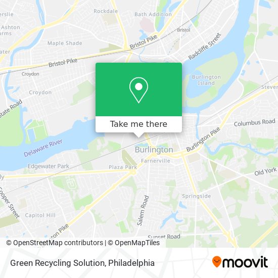 Green Recycling Solution map