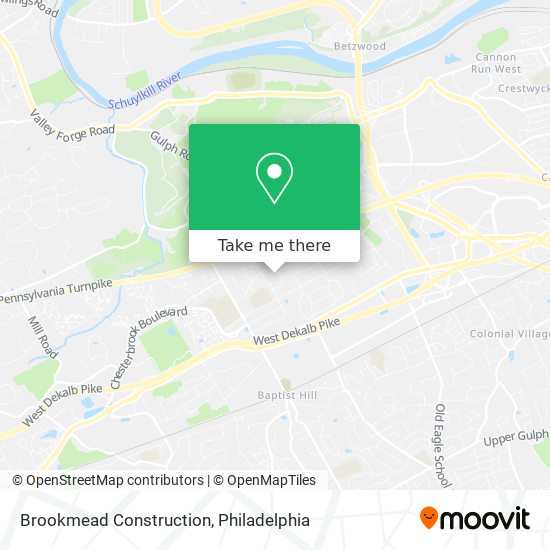 Brookmead Construction map