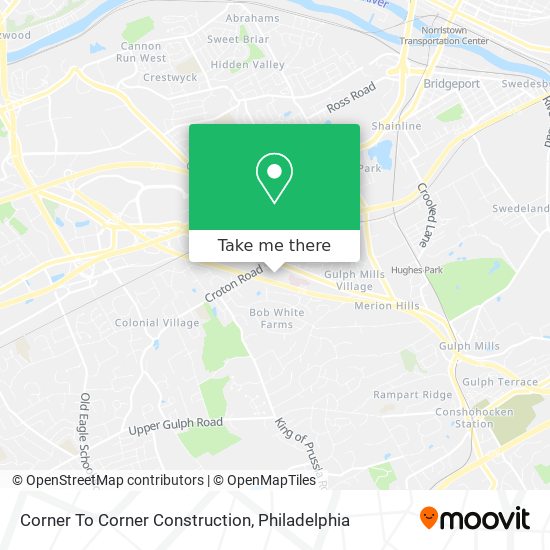 Corner To Corner Construction map