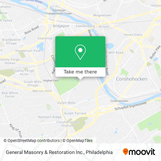 Mapa de General Masonry & Restoration Inc.