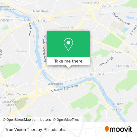True Vision Therapy map
