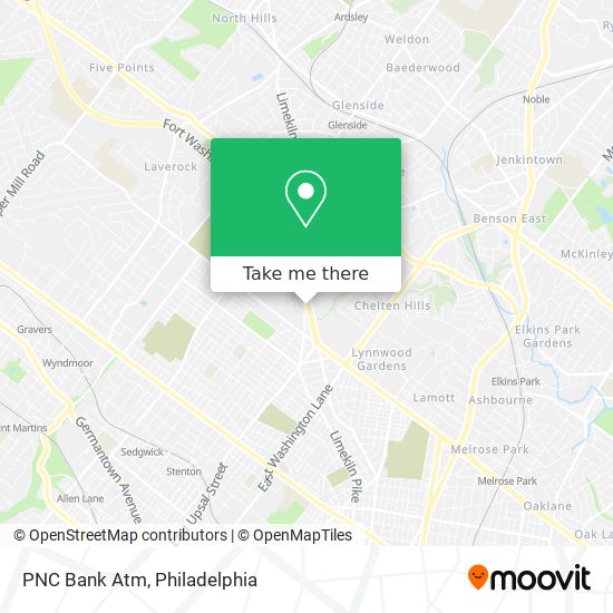 PNC Bank Atm map