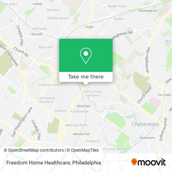 Mapa de Freedom Home Healthcare