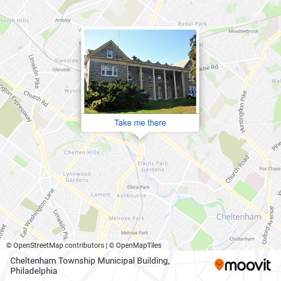 Mapa de Cheltenham Township Municipal Building