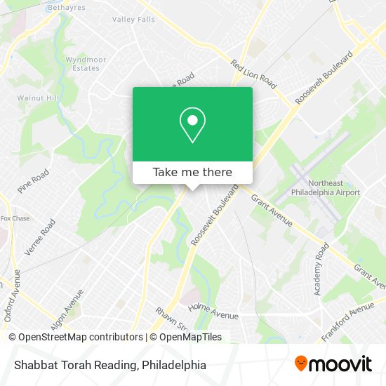 Mapa de Shabbat Torah Reading