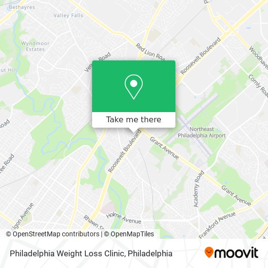 Mapa de Philadelphia Weight Loss Clinic