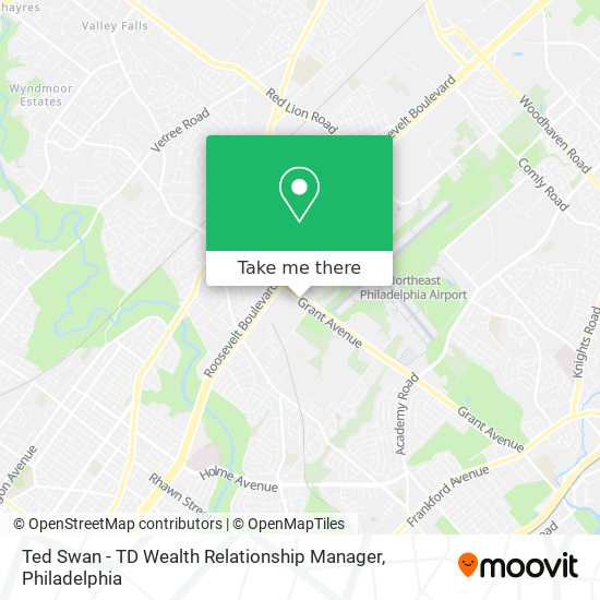 Ted Swan - TD Wealth Relationship Manager map