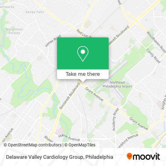 Mapa de Delaware Valley Cardiology Group