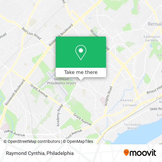 Mapa de Raymond Cynthia
