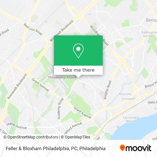 Feller & Bloxham Philadelphia, PC map