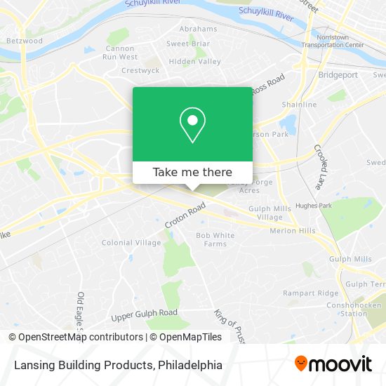 Lansing Building Products map