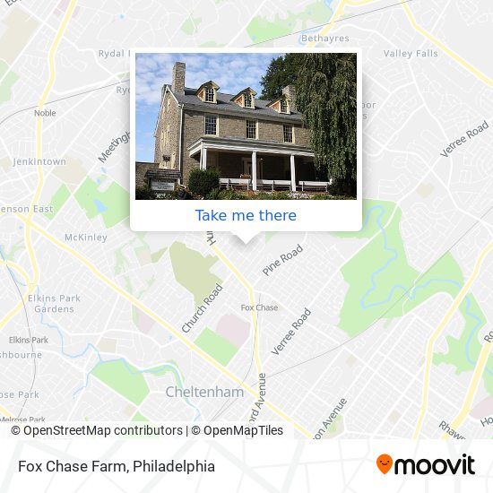 Fox Chase Farm map