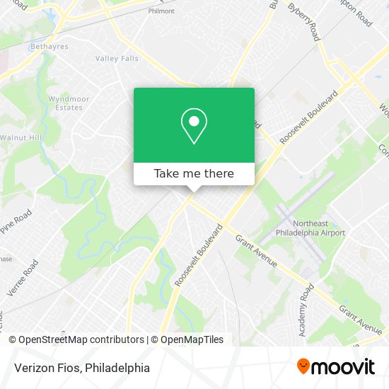 Verizon Fios map